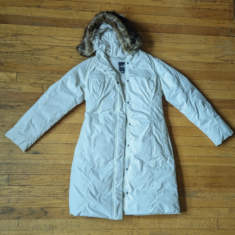 Arctic Faux Fur Trim Long Sleeve Waterproof Hooded Parka